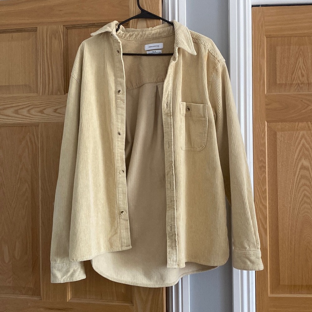 Urban Outfitters Collared Corduroy Button Up